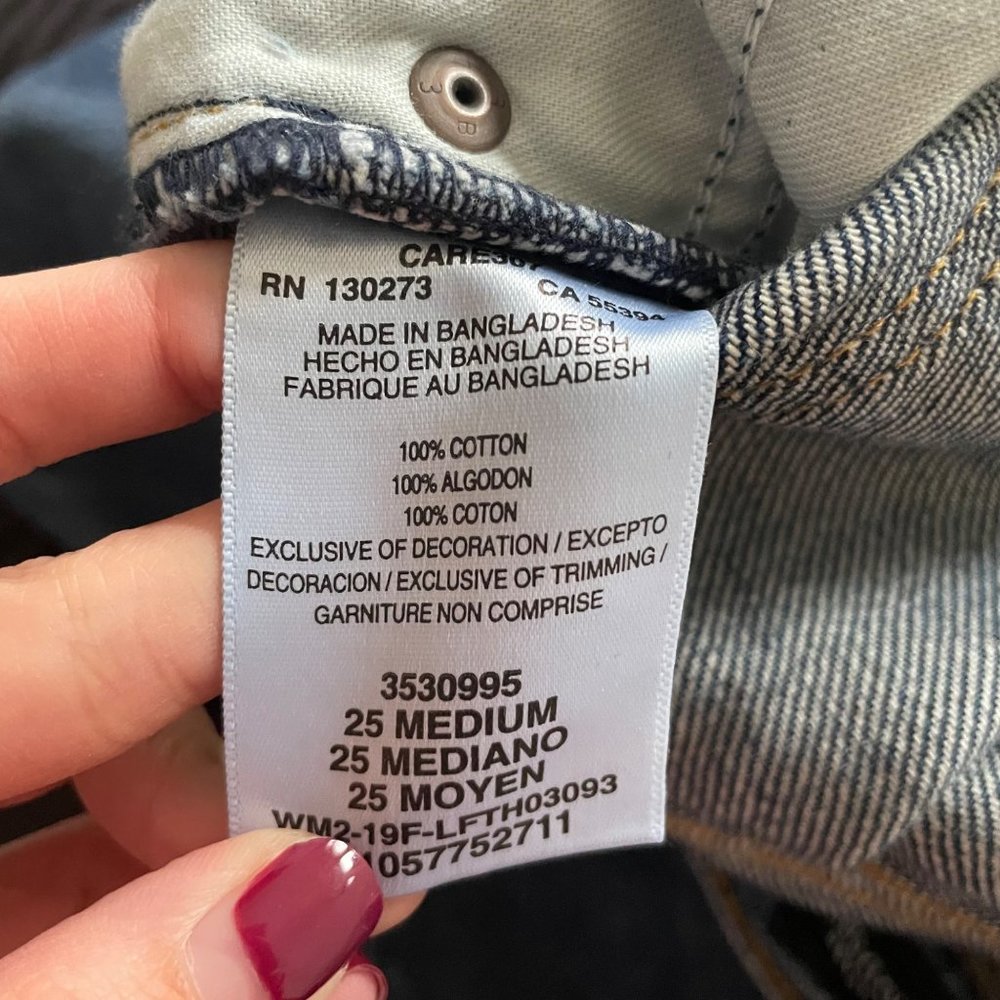 NWT Lee Vintage Modern High Rise Straight Leg Ankle 25 KC Blues - Picture 15 of 16